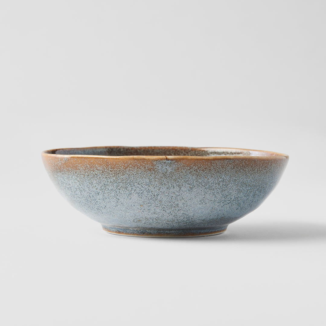 Bowl Oval 14cm Steel Grey Glaze - Image 3