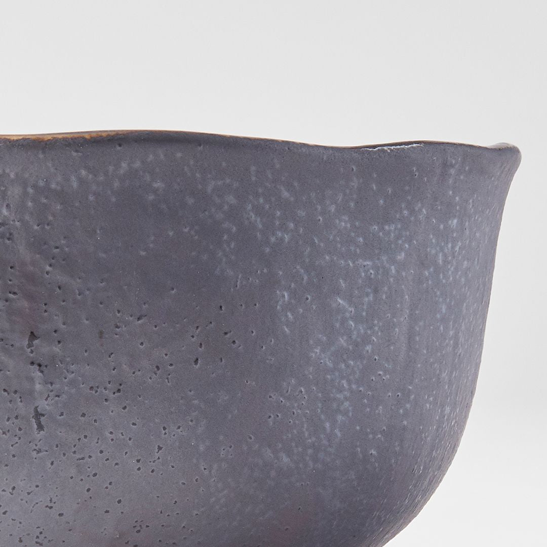 Bowl Organic 14.5cm Akane Grey Glaze - Image 2