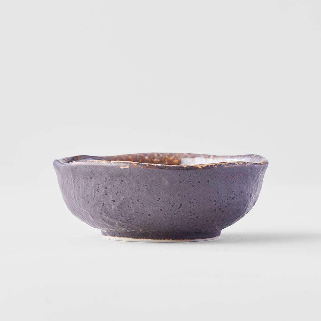 Sauce Dish 8cm Akane Grey Glaze - Image 2