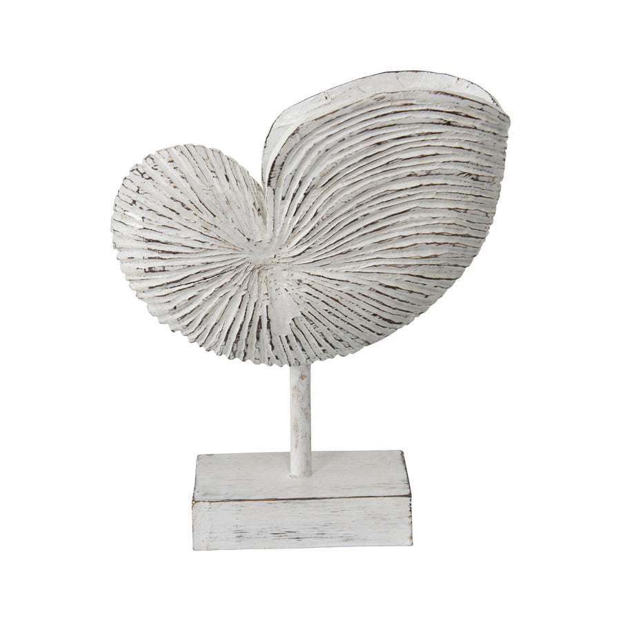 Handcrafted Shell Figurine On Base 26x27cm - Image 2