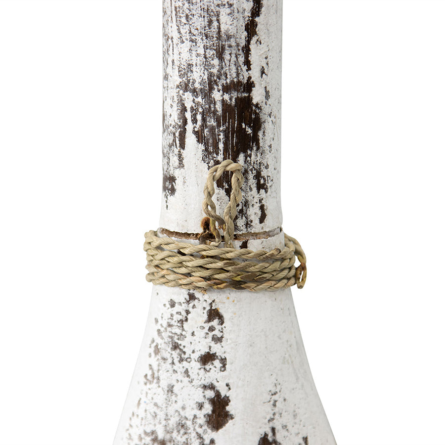 Handcrafted Whitewash Canoe Paddle 15x110cm - Image 3