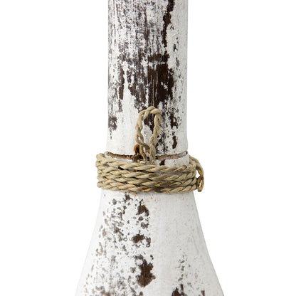 Handcrafted Whitewash Canoe Paddle 15x110cm - Image 3