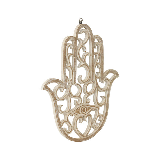 Hand-Carved Lucky Hand Wall Art 35x40cm - Image 2