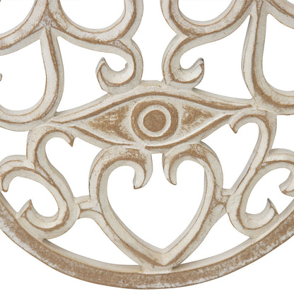 Hand-Carved Lucky Hand Wall Art 35x40cm - Image 3