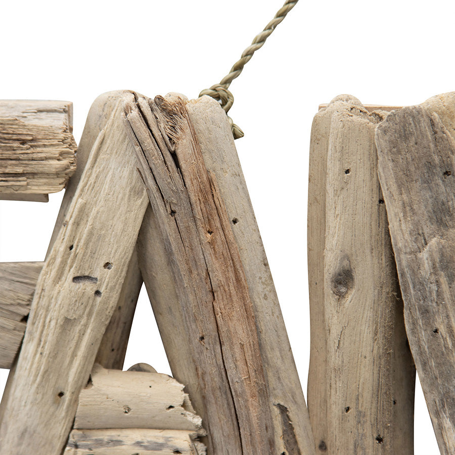 Hand-Made Driftwood 'Family' Wall Art 50x4cm - Image 2