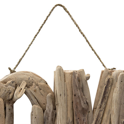 Hand-Made Driftwood 'Home' Wall Art 44x3cm - Image 4