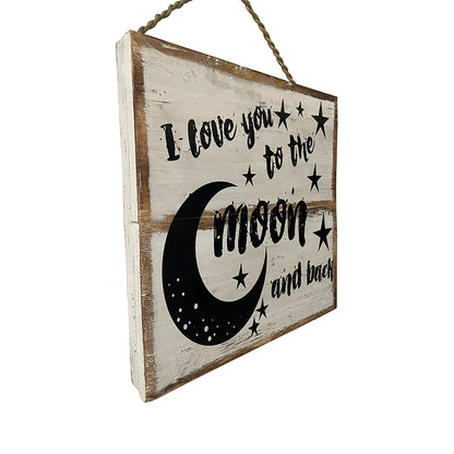 Moon And Back Handcrafted Wall Art 30x30cm - Image 2