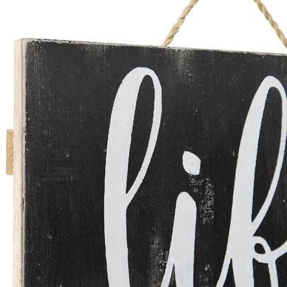 Handcrafted Life Coffee & Wine Wall Art 30x2cm - Image 3
