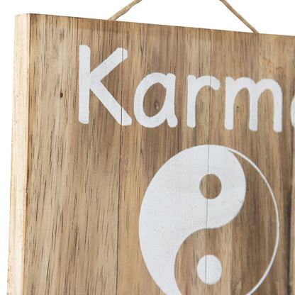 Handcrafted Karma Wall Art 20x20cm - Image 3