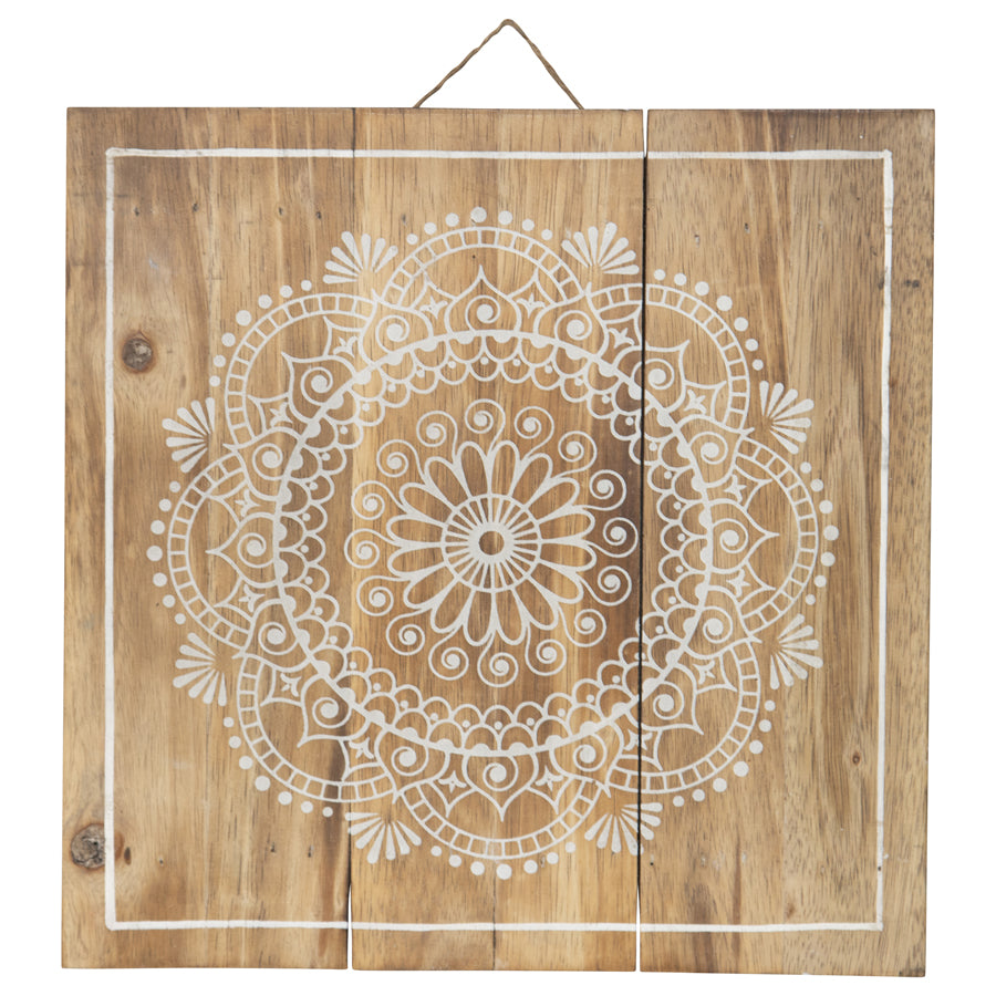 Handcrafted Intricate Mandala Wall Art 30x30cm