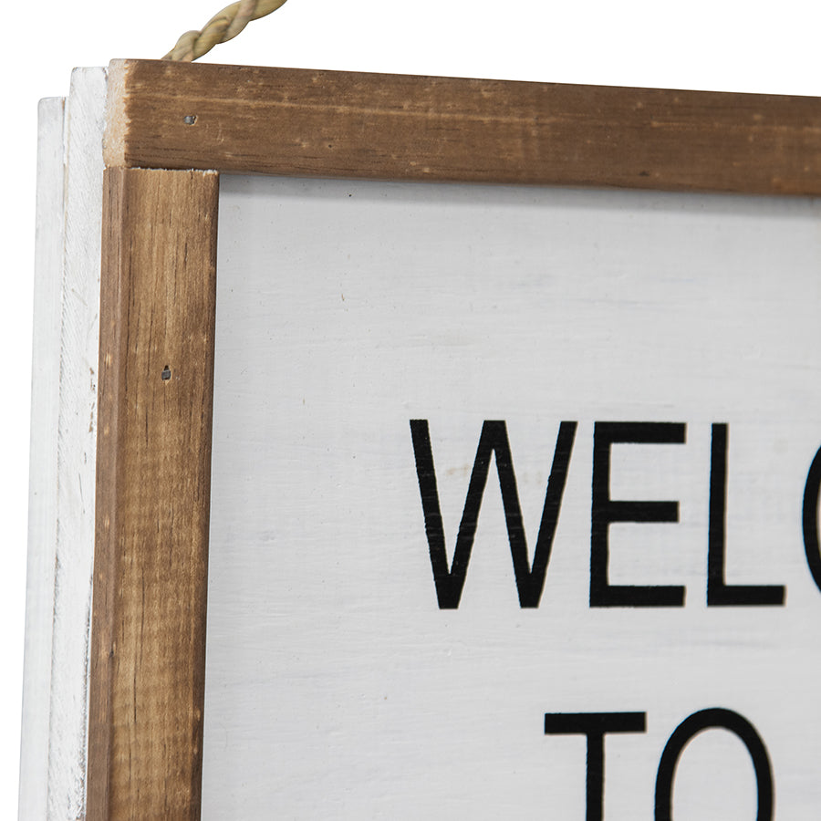 Handcrafted Welcome Sh*t Show Framed Wall Art 30x12cm - Image 3