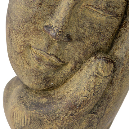 Handcrafted Serenity Lady in Right Hand Palm 16x40cm - Image 3