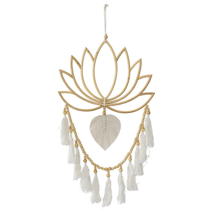 Handcrafted Lotus Tassels Wall Art/ Mobile 40x4cm