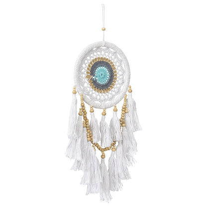 Handcrafted Boho Dream Catcher Layered Tassels & Beads 17x2cm - Image 2
