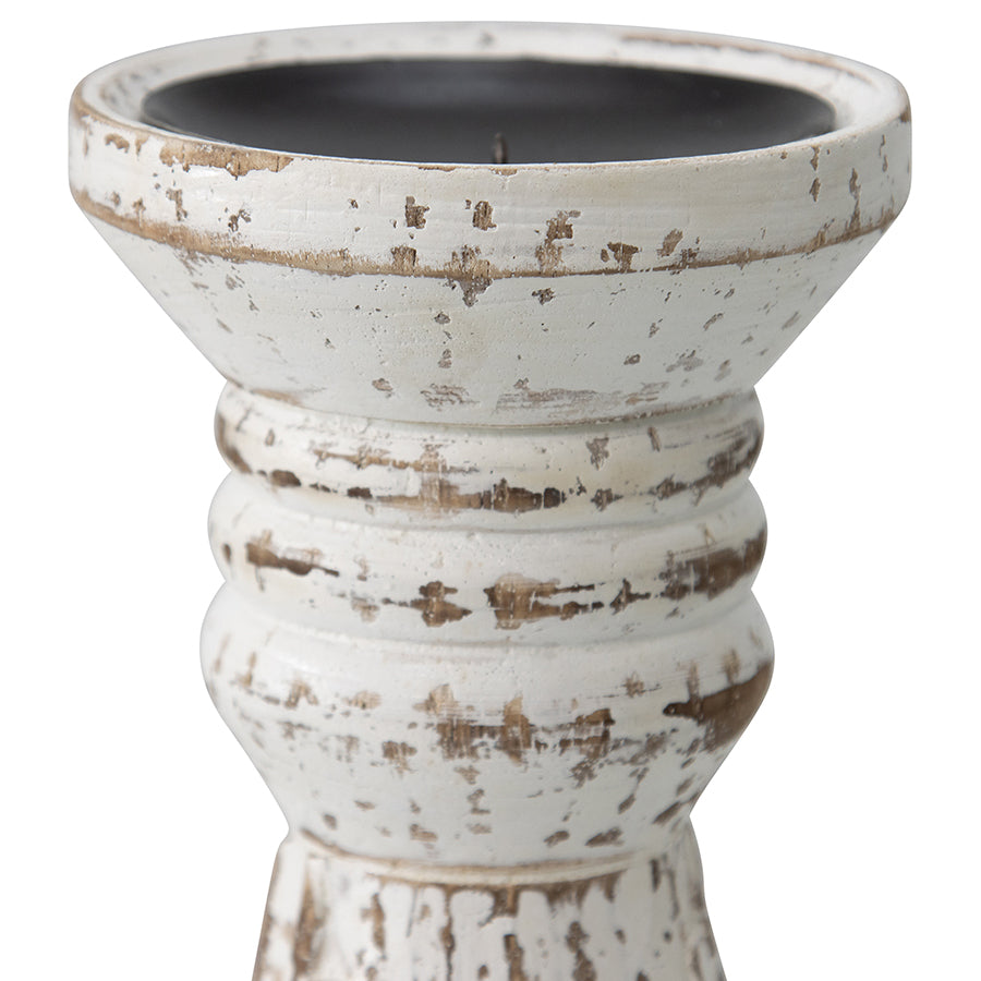 Handcrafted Eternity Pillar Candleholder 14x5cm - Image 2