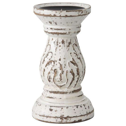 Handcrafted Eternity Pillar Candleholder 12x5cm