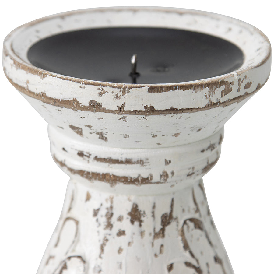 Handcrafted Eternity Pillar Candleholder 12x5cm - Image 2