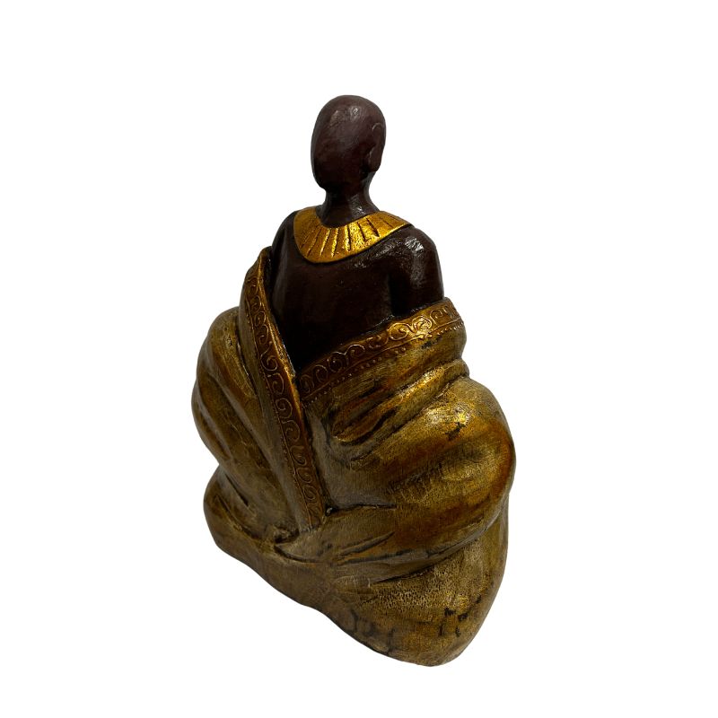 Tribal Lady w/ Necklace Ornament 19x25cm - Image 2