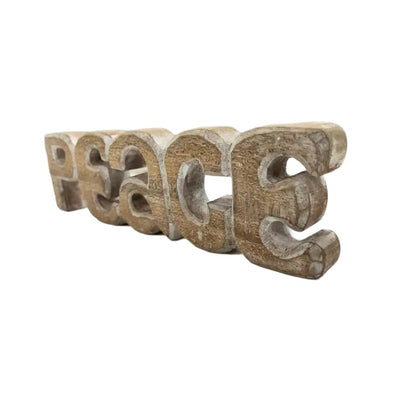 Handcrafted Peace Ornamnetal Sign 30cm - Image 3
