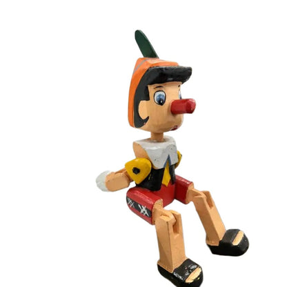 Handcrafted Sitting Pinocchio 20cm - Image 3