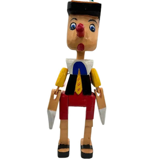 Handcrafted Sitting Pinocchio 20cm