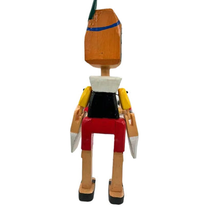 Handcrafted Sitting Pinocchio 20cm - Image 2