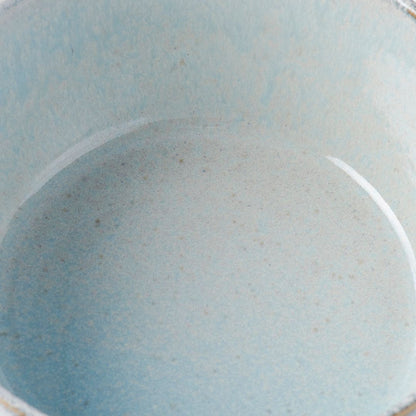Bowl with Lid 13cm Steel Grey Glaze - Image 3