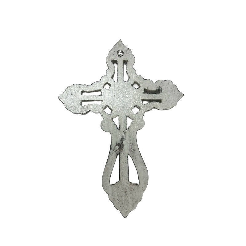 Handcrafted Cross W Gold Centre 21cm - Image 2