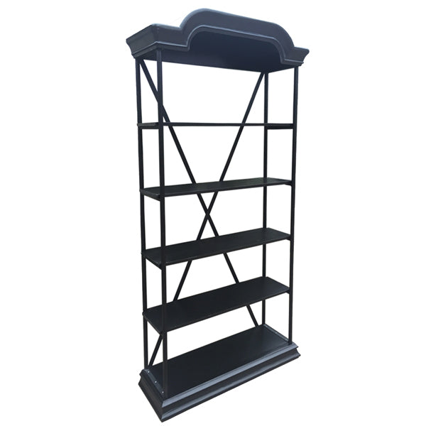 Bakers Display Stand Black Reclaimed Timber 210cm - Image 2