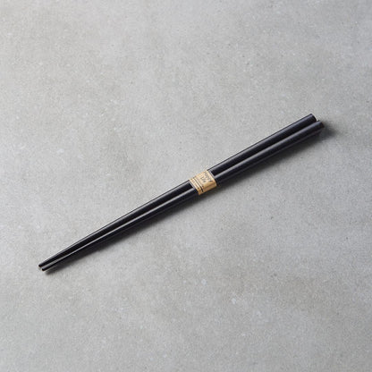 Chopsticks Lacquered Black Natural Wood - Image 2