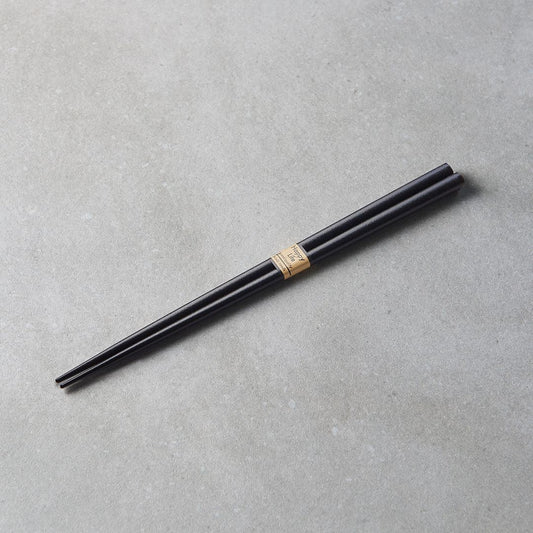 Chopsticks Lacquered Black Natural Wood - Image 2
