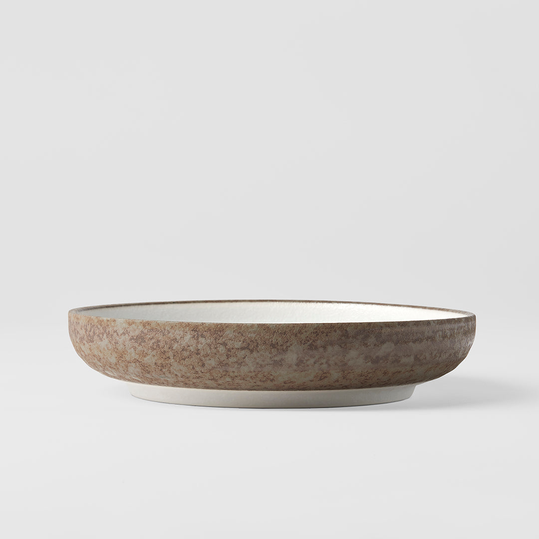 Plate High Rim 22cm Crazed Grey Glaze - Image 3