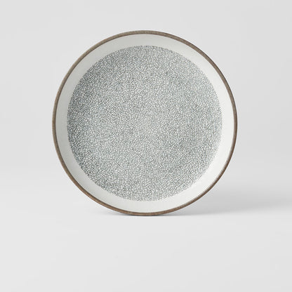 Plate High Rim 22cm Crazed Grey Glaze - Image 4