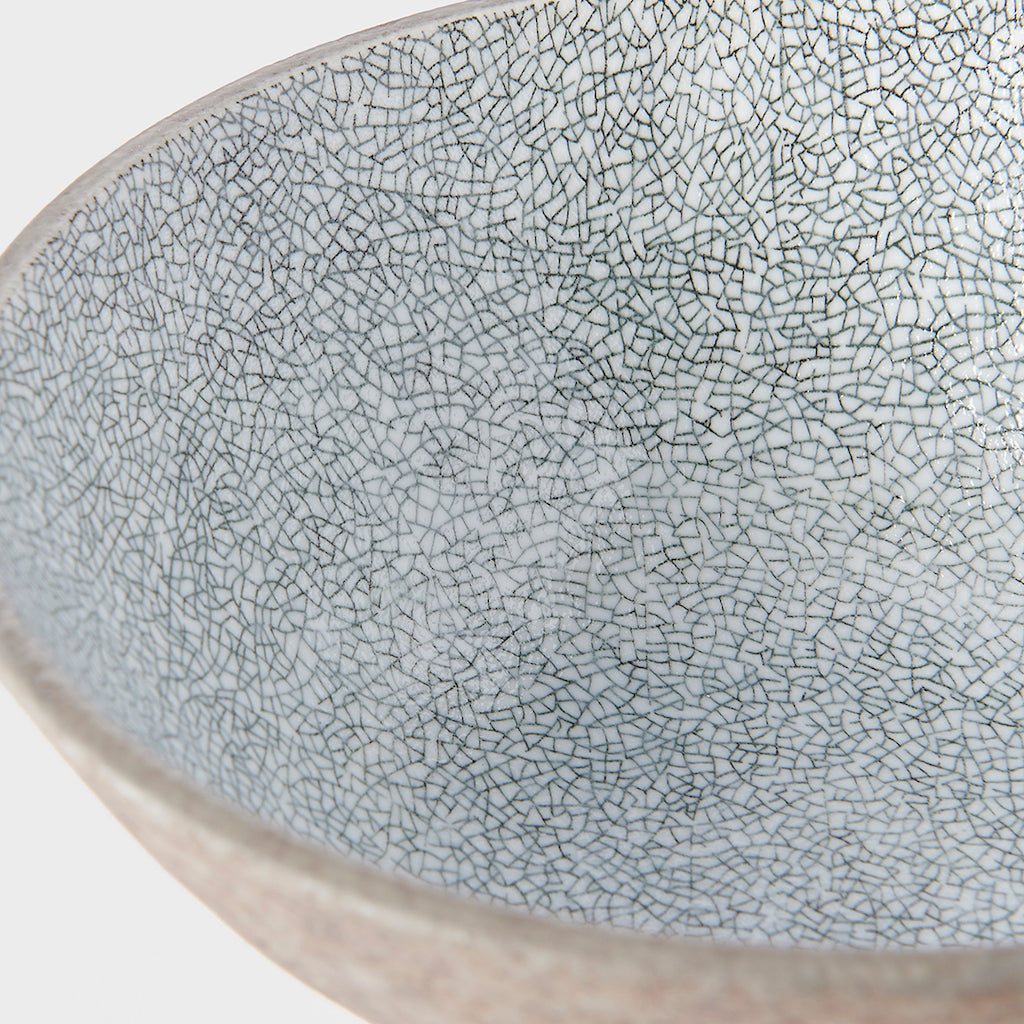 Udon Bowl 19.5cm Crazed Grey - Image 2
