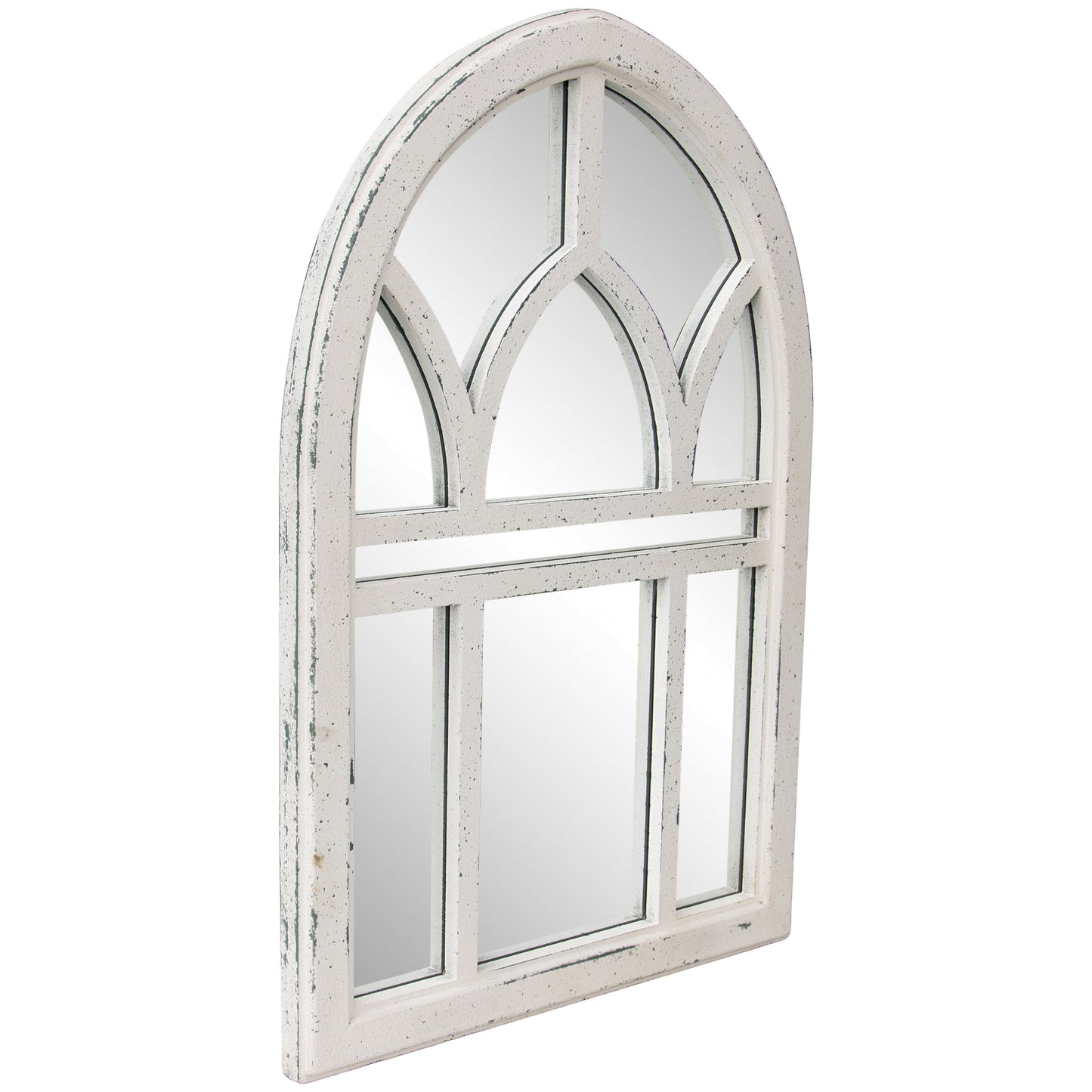 French Provincial Gothic-Style Wall Mirror 53x81cm - Image 3