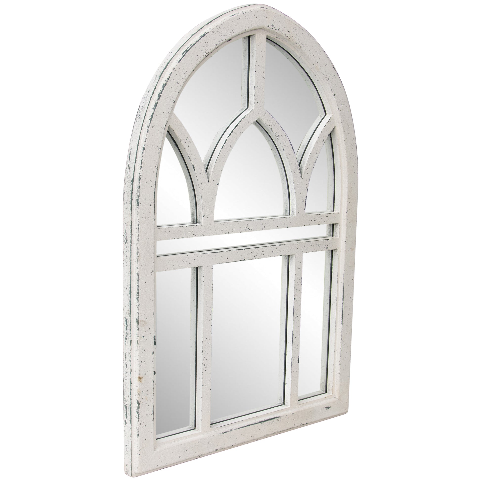 French Provincial Gothic-Style Wall Mirror 53x81cm - Image 3