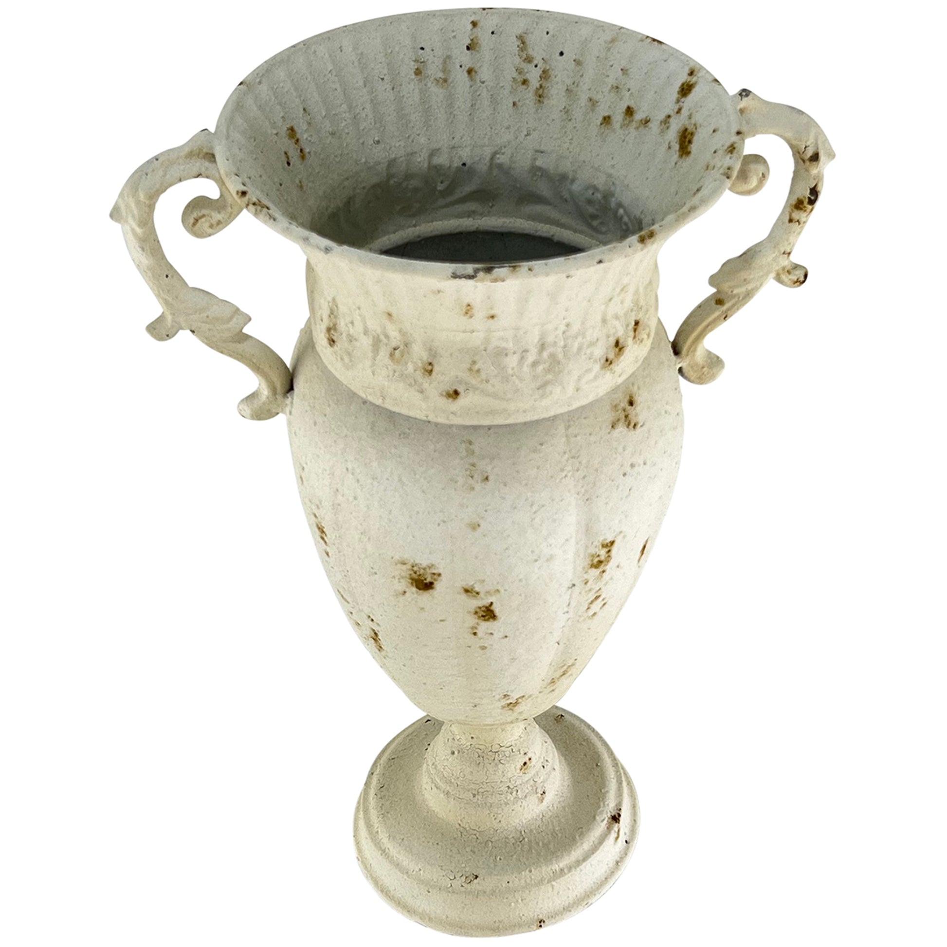 Martinique Aged Fluted Slim Urn 24x36cm - Image 4