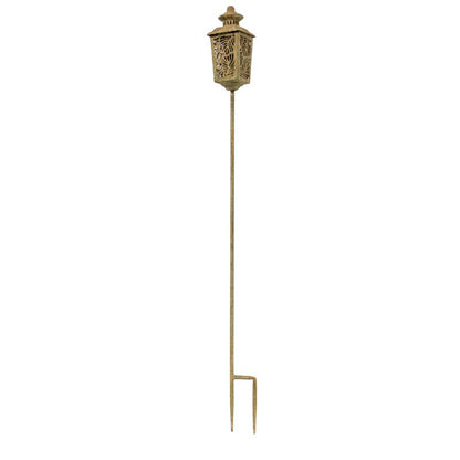 Vintage Style Garden Lantern Candleholder Stake 120cm