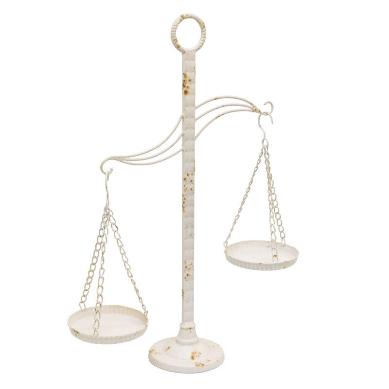 French Provincial Decorative Scale / Pillar Candleholder 58cm - Image 2
