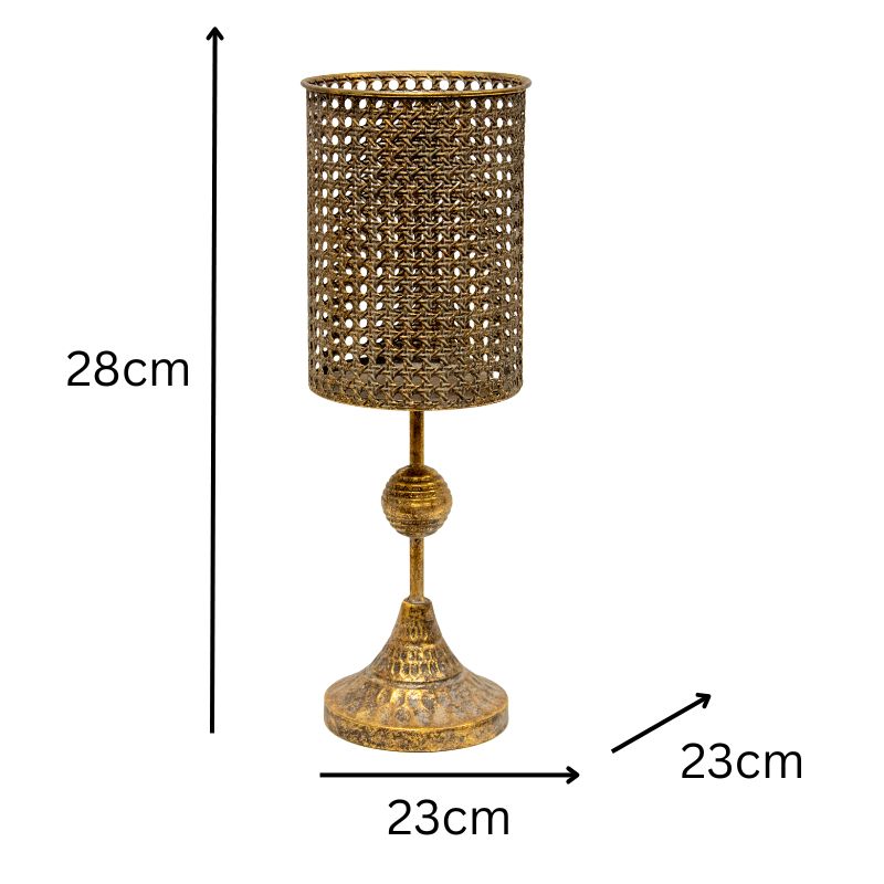 Lustre Tall Stemmed Pillar Candleholder 45cm - Image 3