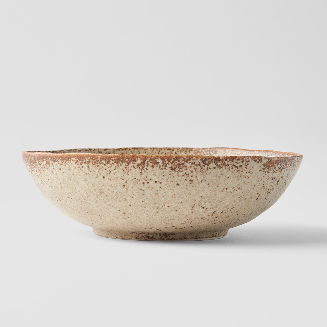 Bowl Oval 16cm Sand Fade Glaze - Image 3