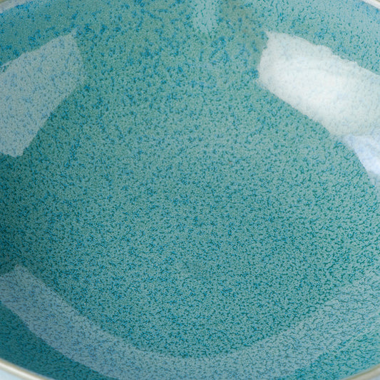 Bowl Oval 16cm Peacock Glaze - Image 2