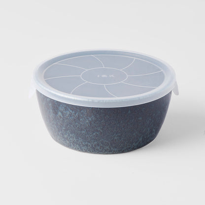 Bowl with Lid 13cm BB Black Glaze