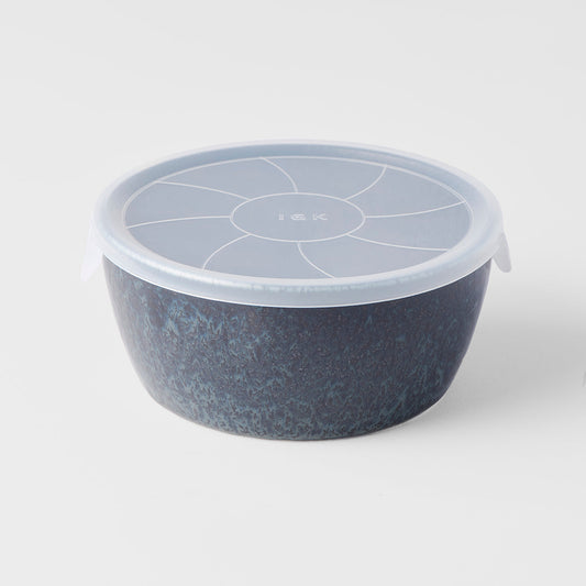 Bowl with Lid 13cm BB Black Glaze