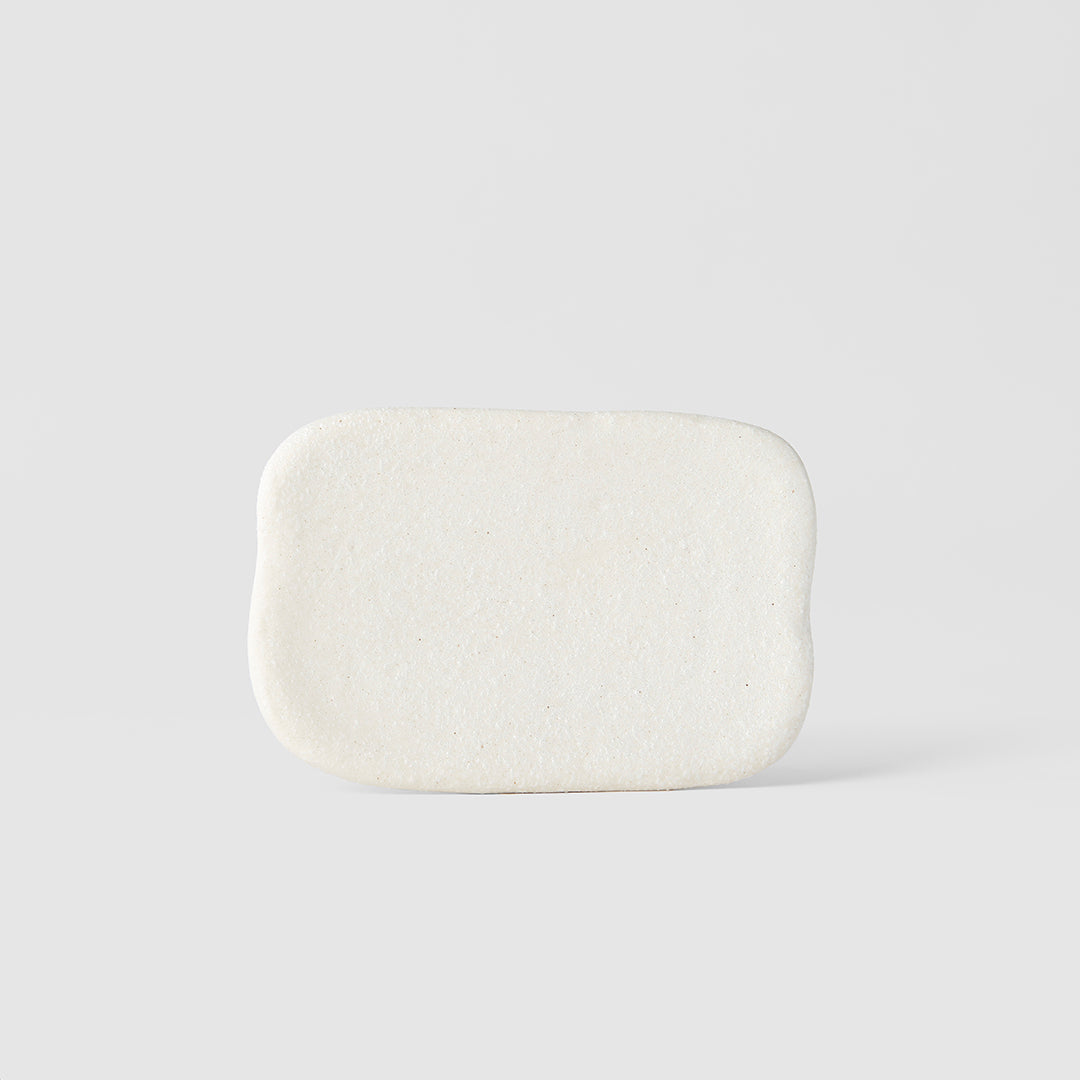 Plate Rectangular 16cm Shell White Glaze - Image 4