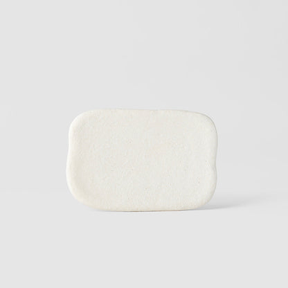 Plate Rectangular 16cm Shell White Glaze - Image 4