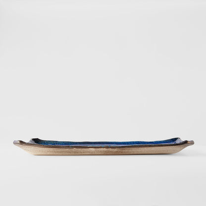 Platter Rectangular 43cm Cobalt Blue Glaze - Image 5
