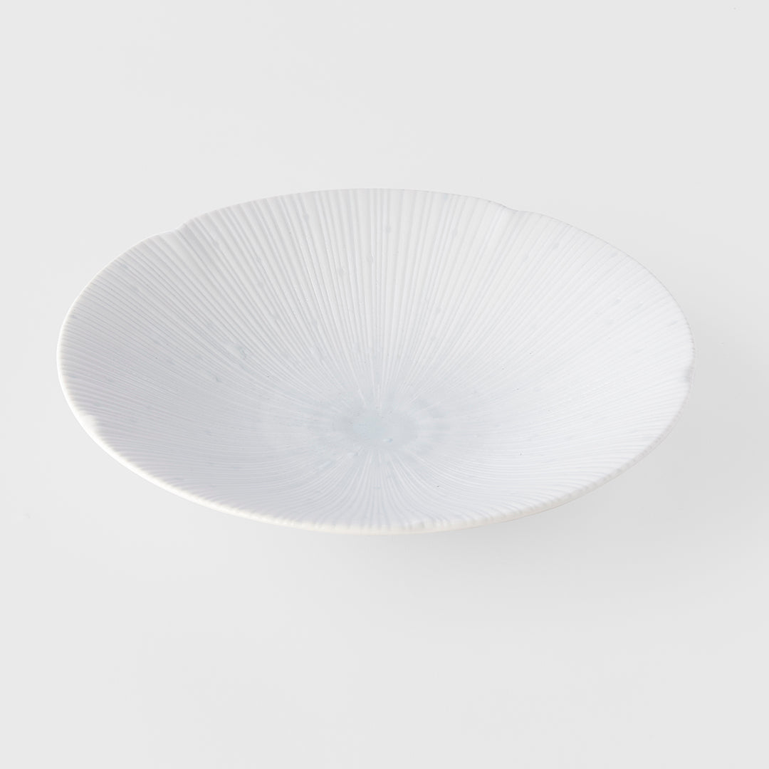 Pasta Bowl 22.5cm Ice White Glaze - Image 4