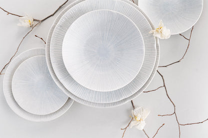 Pasta Bowl 22.5cm Ice White Glaze - Image 5