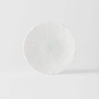Tapas Plate 13cm Ice White Glaze - Image 2